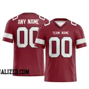 Printed Customized Red White White Football Jersey