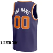 Stitched Customized Icon Purple Orange White Basketball Jersey