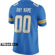 Stitched Customized Power Blue White White Football Jersey