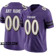 Stitched Customized Purple White White Football Jersey