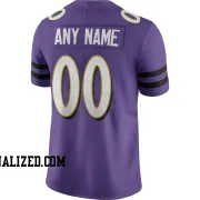 Stitched Customized Purple White White Football Jersey