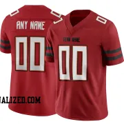 Stitched Customized Red White Black Football Jersey