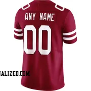 Stitched Customized Red White White Football Jersey