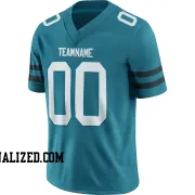 Stitched Customized Teal White White Football Jersey