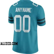 Stitched Customized Teal White White Football Jersey